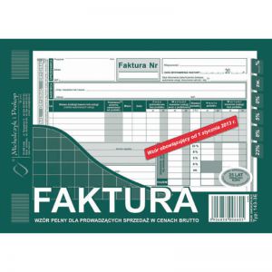 Druk MiP Faktura Brutto A5/80